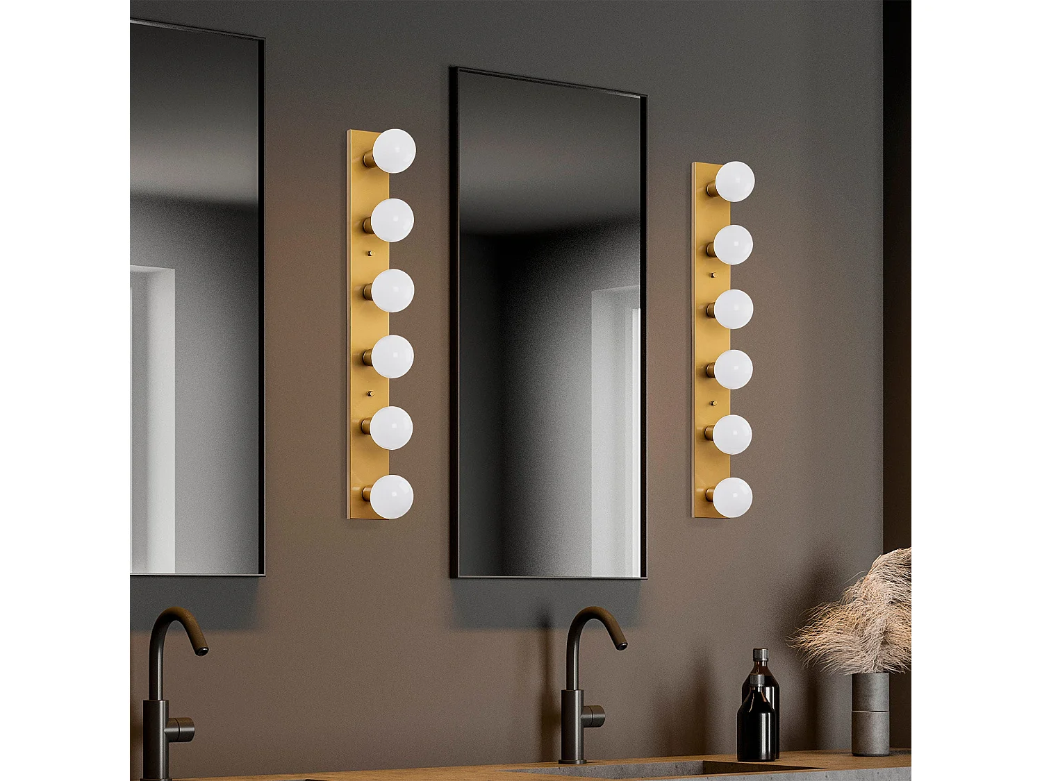 Candeeiro de Parede Elegante Mirro - 12237 para Sofisticação e Glamour