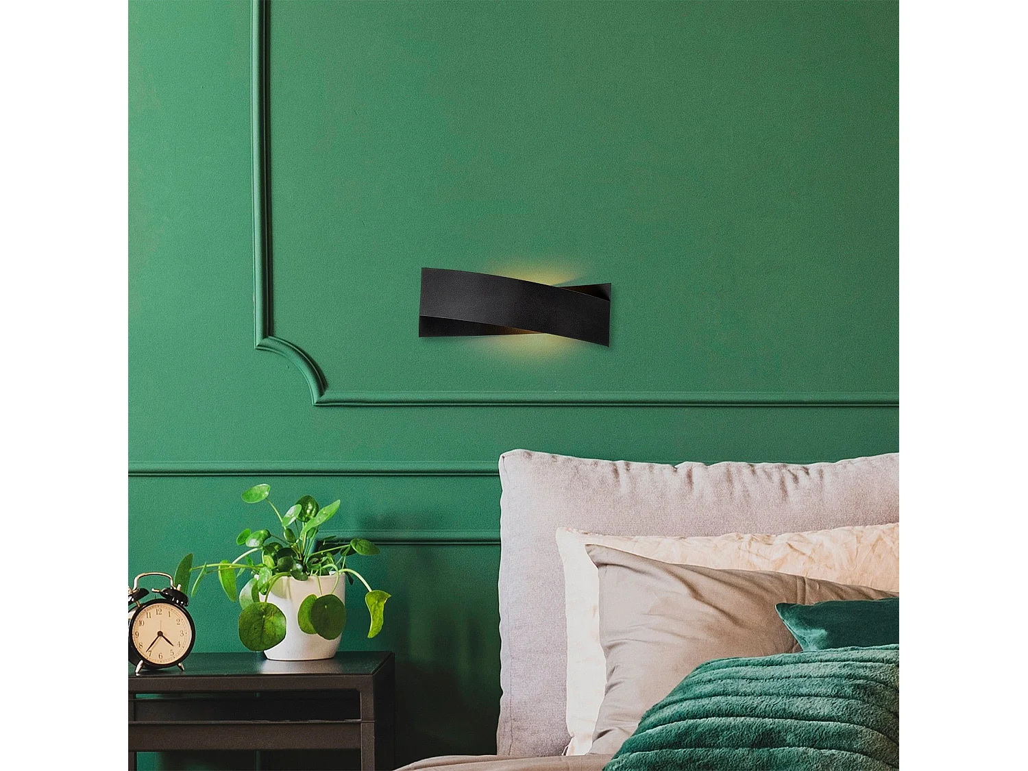 Candeeiro de Parede Preto - Elegância e Estilo para o Seu Espaço