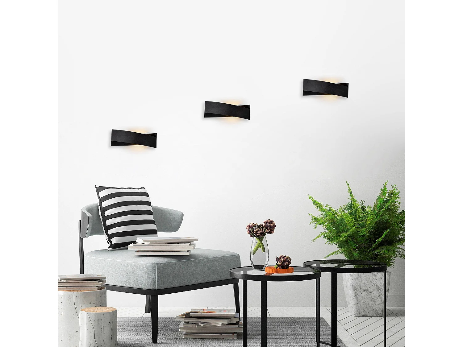 Candeeiro de Parede Preto - Elegância e Estilo para o Seu Espaço