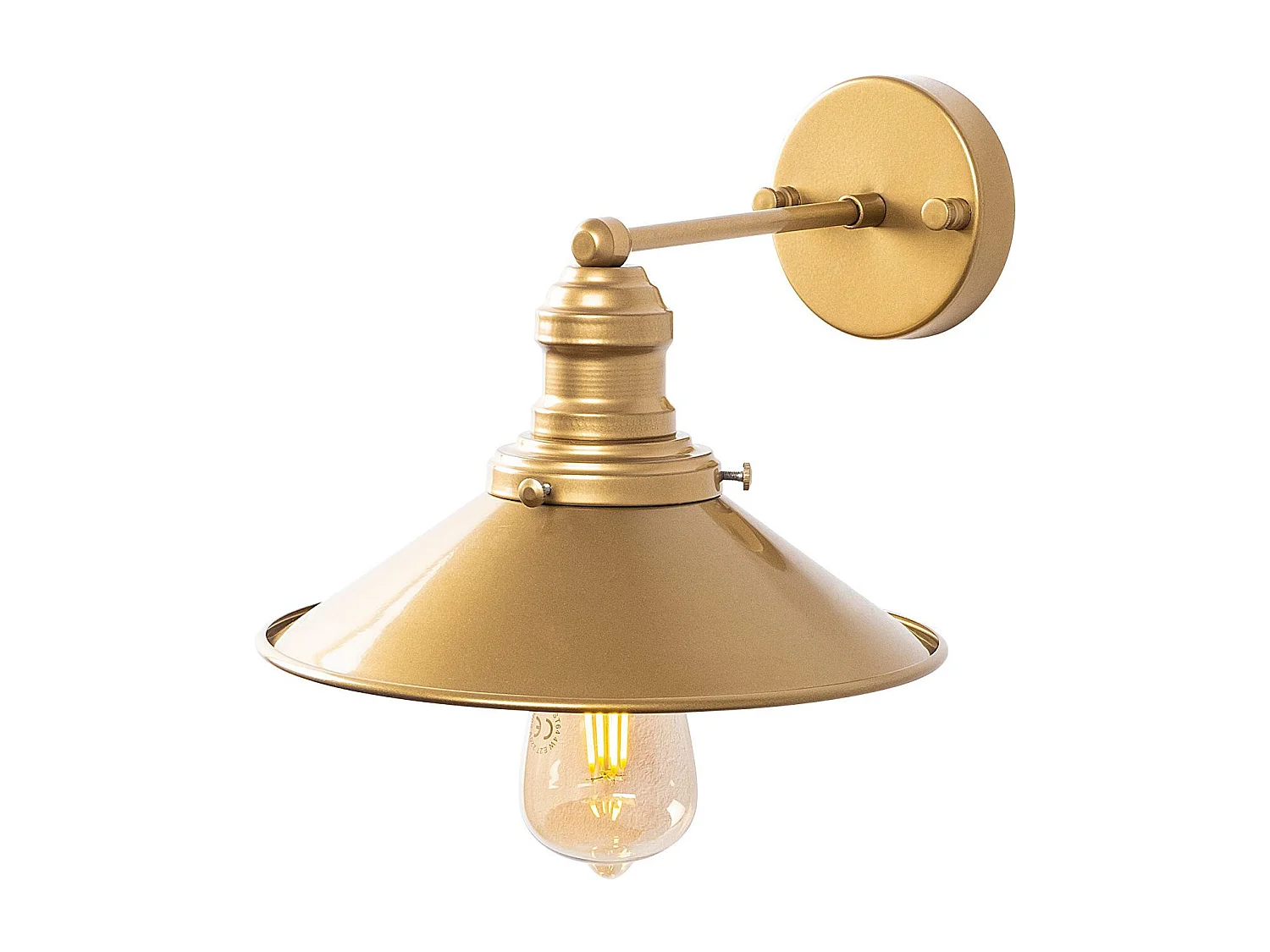 Candeeiro de Parede Elegante Conical - 12196 para Sofisticação e Glamour