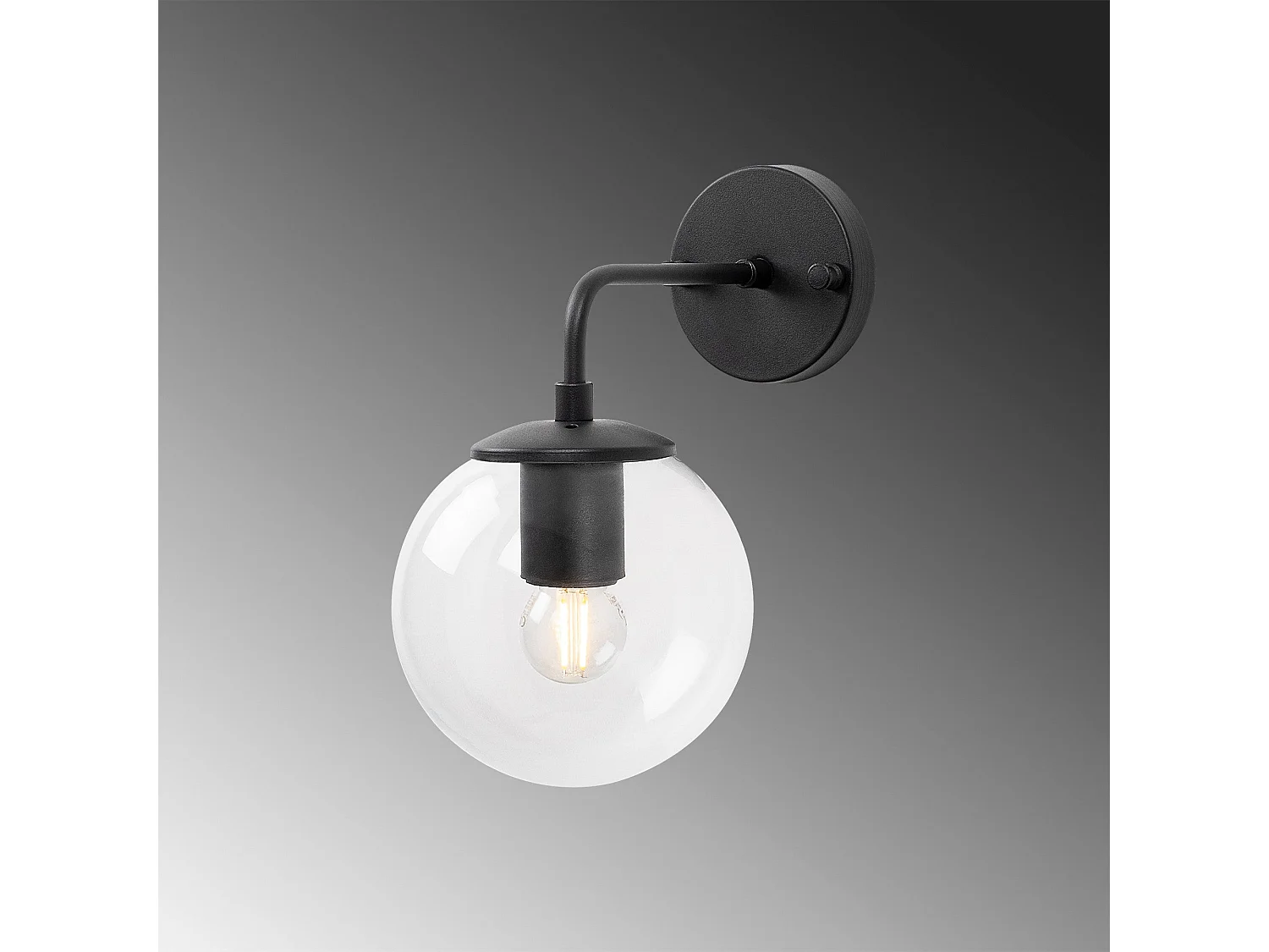 Candeeiro de Parede Preto Viran - Elegância e Sofisticação para o Seu Espaço