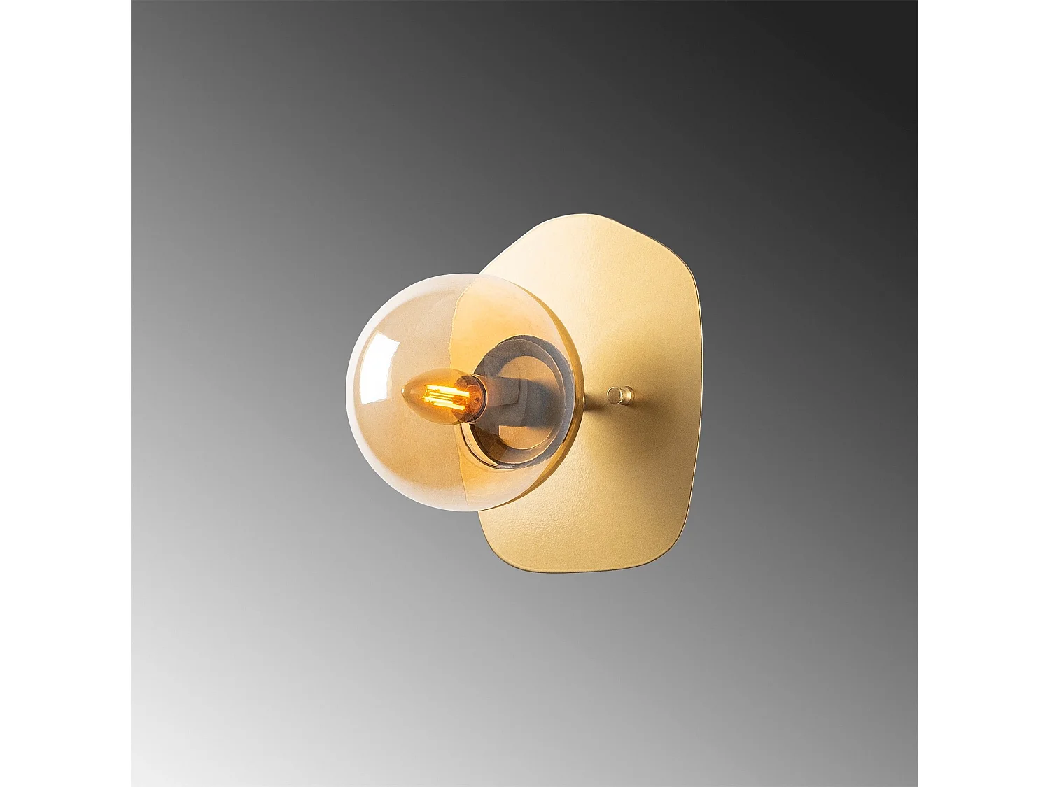 Candeeiro de Parede Elegante em Dourado - Design Sofisticado e Intemporal