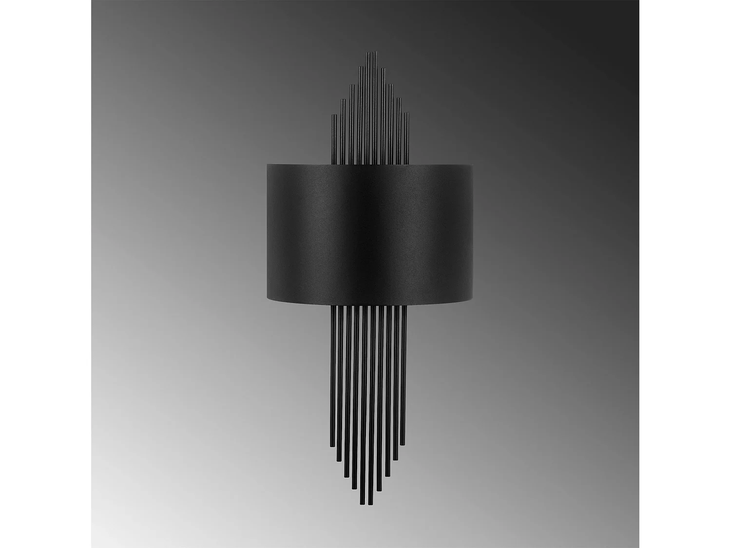 Candeeiro de Parede Preto Moderno e Elegante para Sofisticação em Seu Espaço