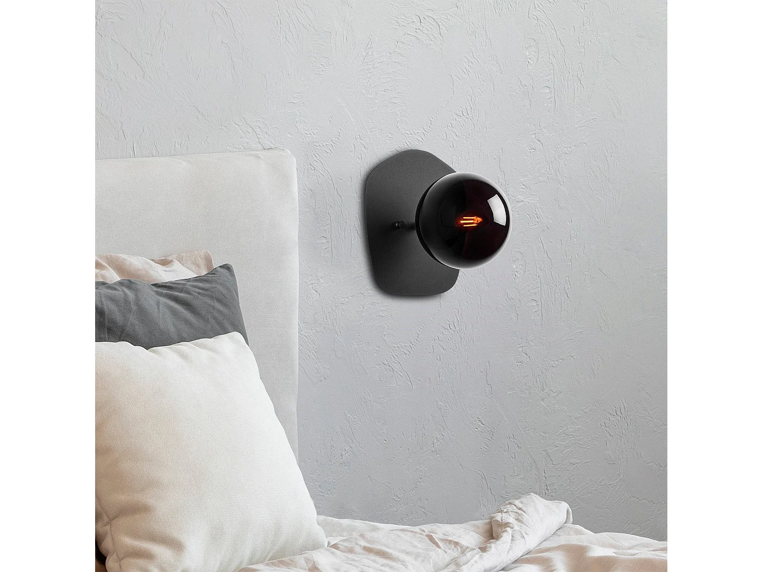 Candeeiro de Parede Moderno Preto - Elegância e Sofisticação para o Seu Espaço