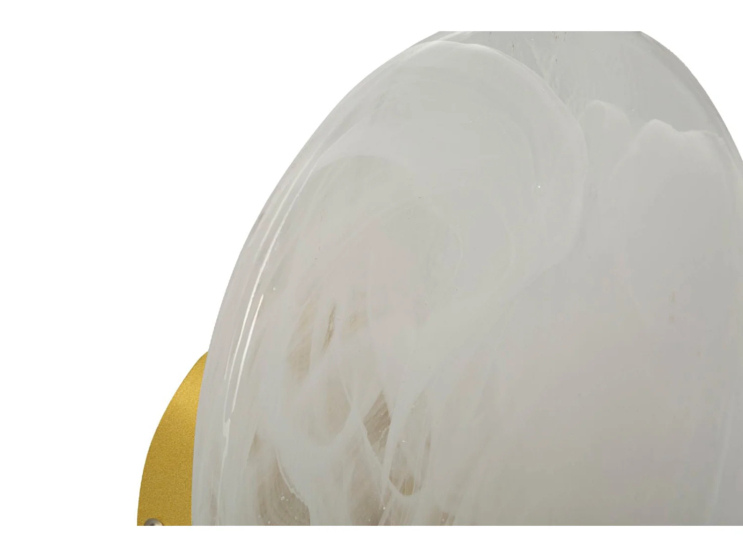 Applique Murale en Verre "Moon" 20cm Blanc