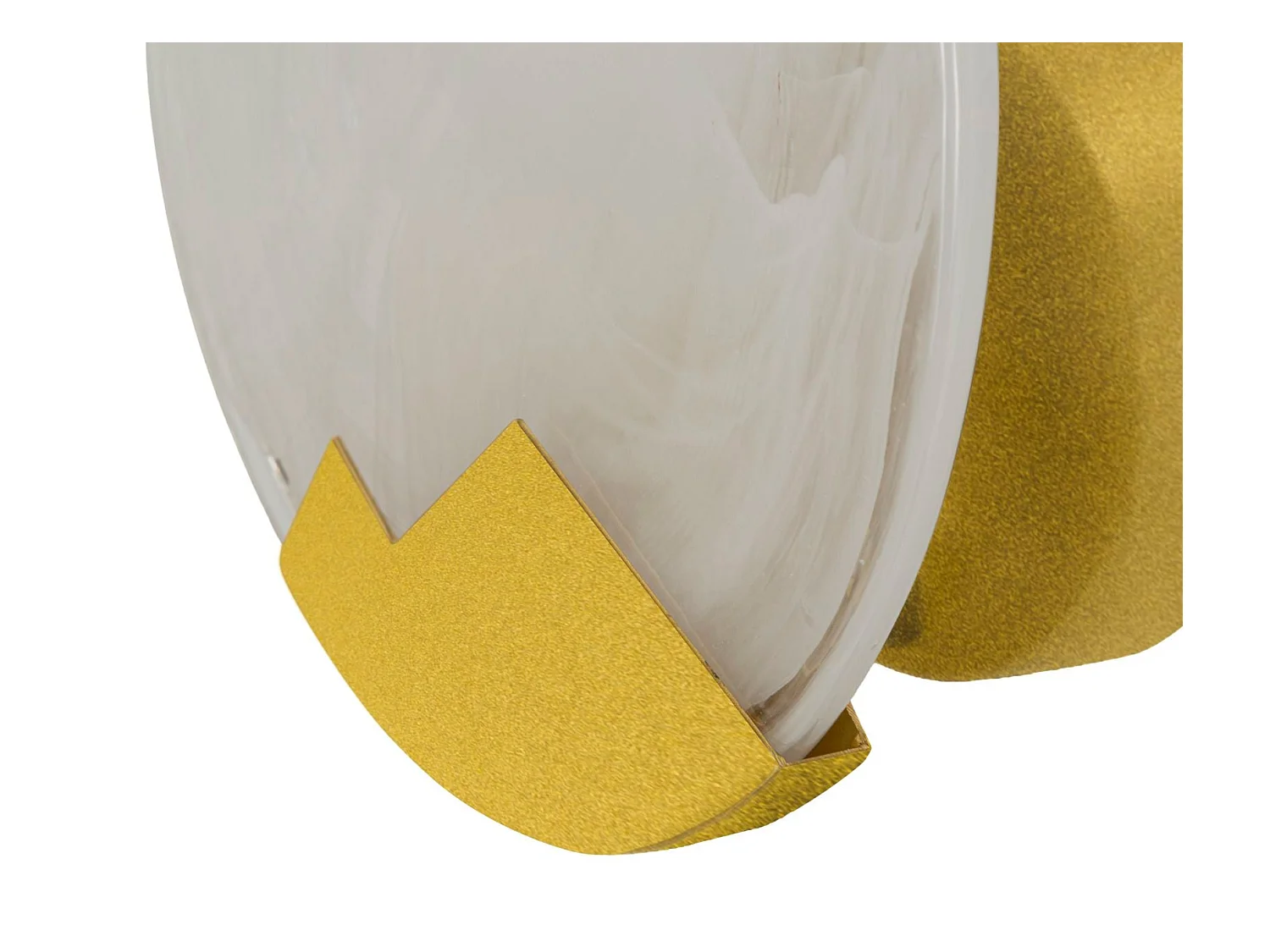 Applique Murale en Verre "Moon" 20cm Blanc