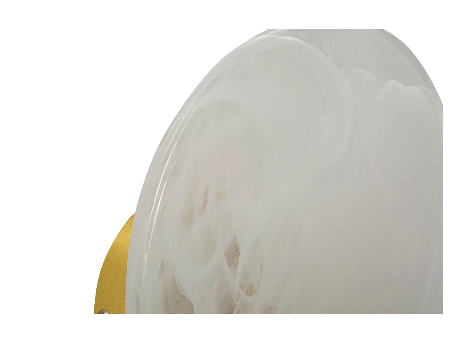 Applique Murale en Verre "Moon" 20cm Blanc