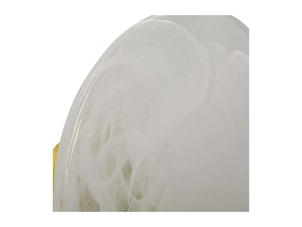 Applique Murale en Verre "Moon" 20cm Blanc