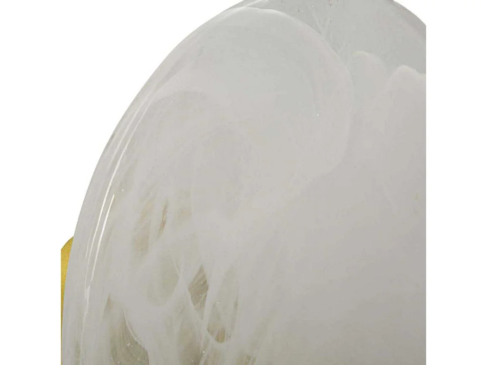 Applique Murale en Verre "Moon" 20cm Blanc