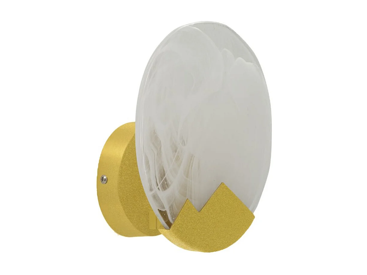 Applique Murale en Verre "Moon" 20cm Blanc