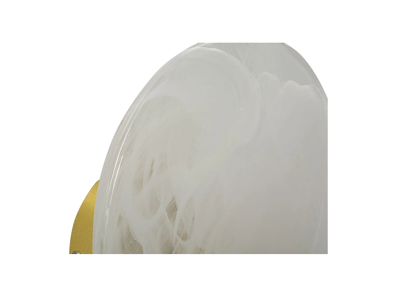 Applique Murale en Verre "Moon" 20cm Blanc