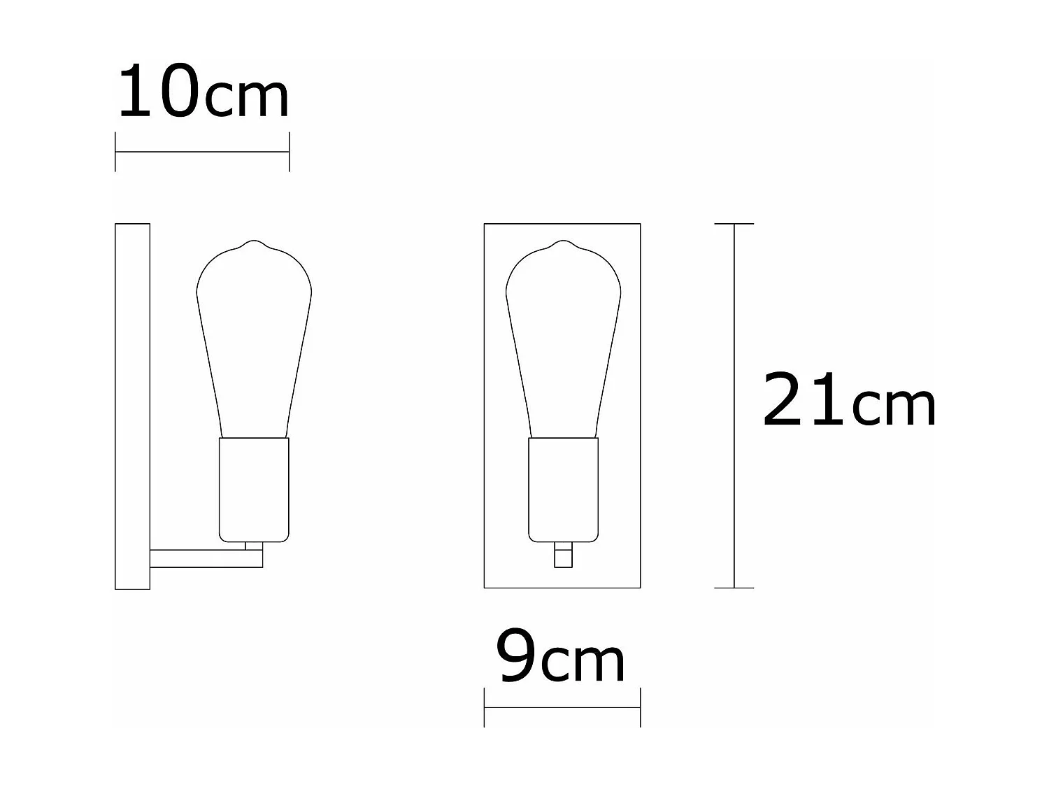 Applique murale minimaliste Borealis Métal Blanc et Or