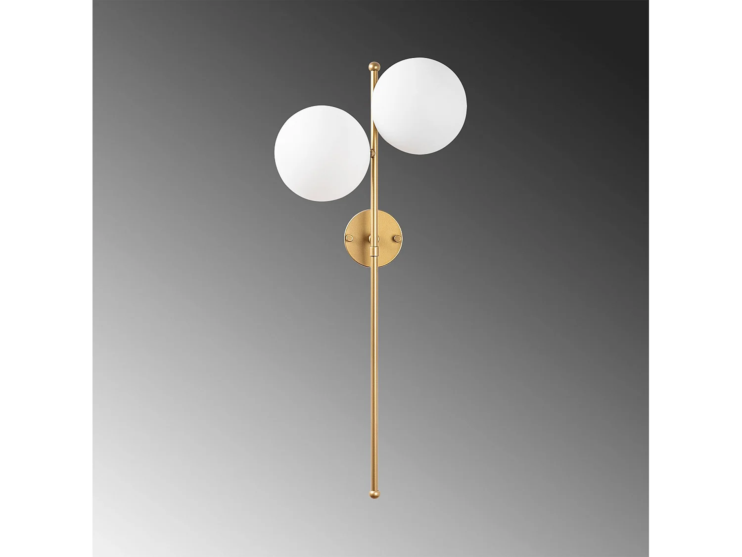 Candeeiro de Parede Fazli em Ouro Brilhante – Design Moderno e Elegante 32x27x72 cm