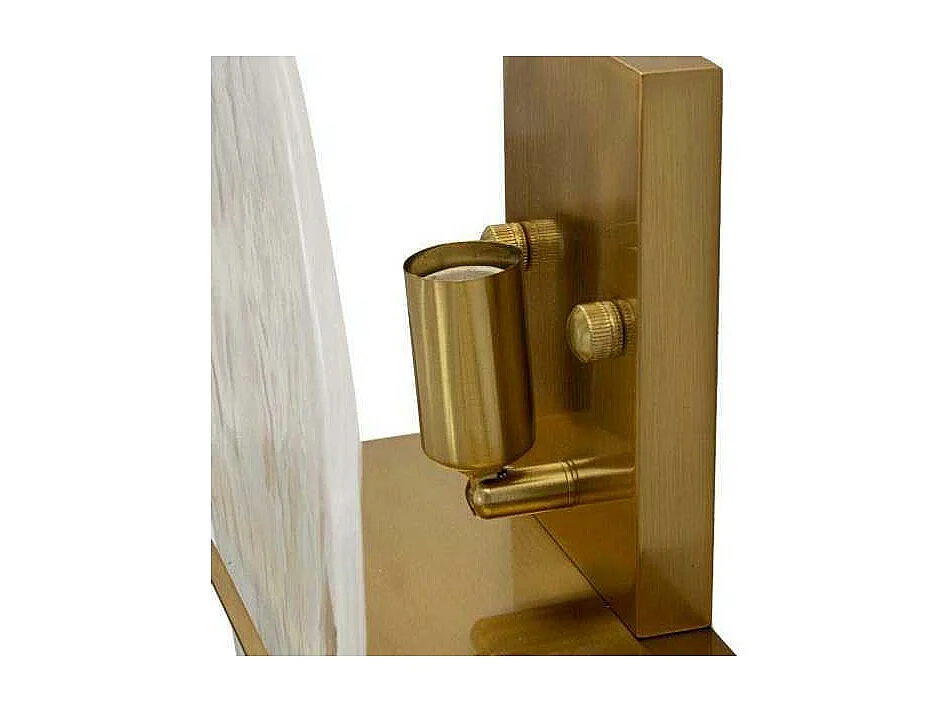 Applique Murale en Verre "Portlan" 25cm Or