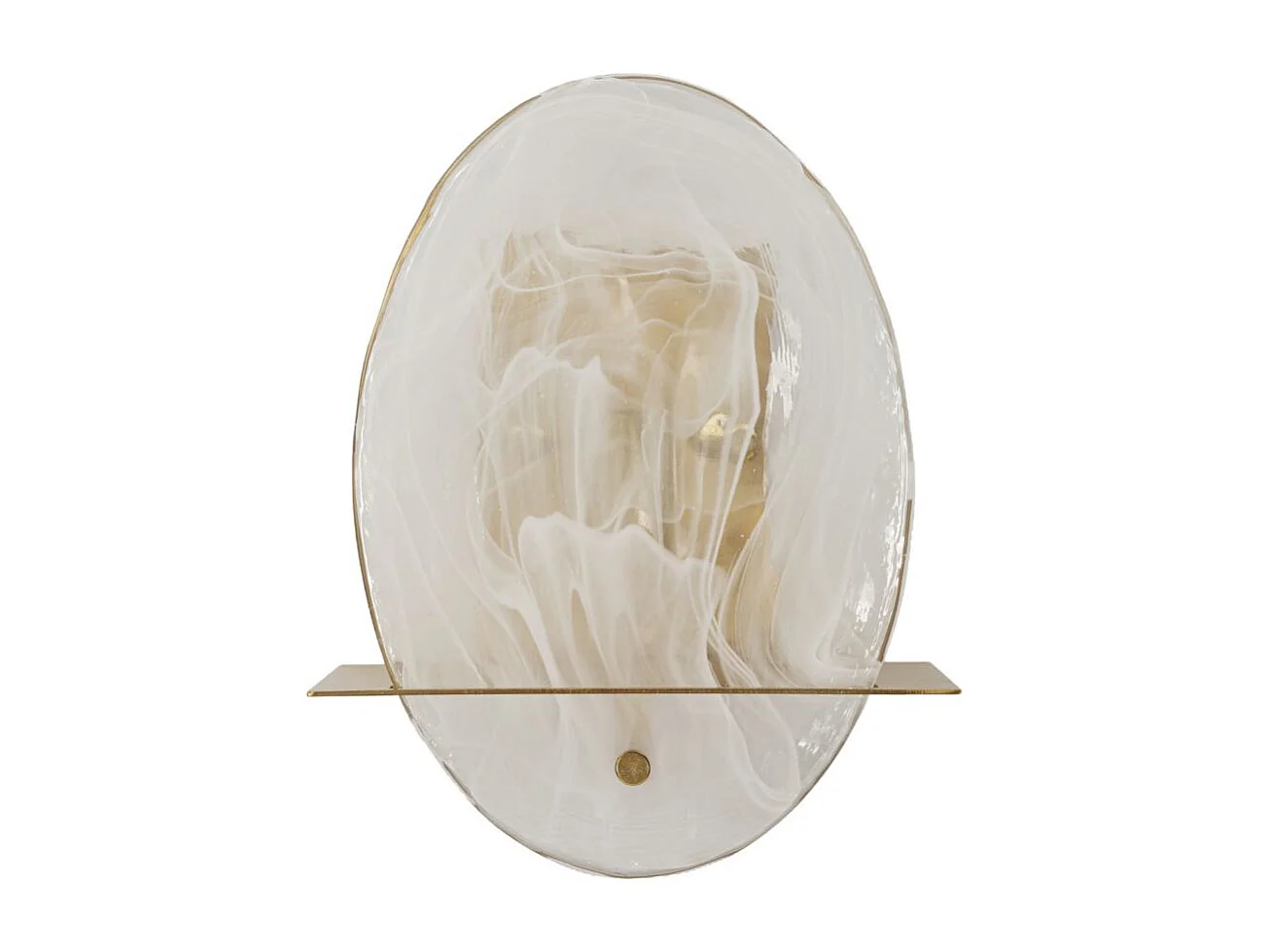 Applique Murale en Verre "Portlan" 25cm Or