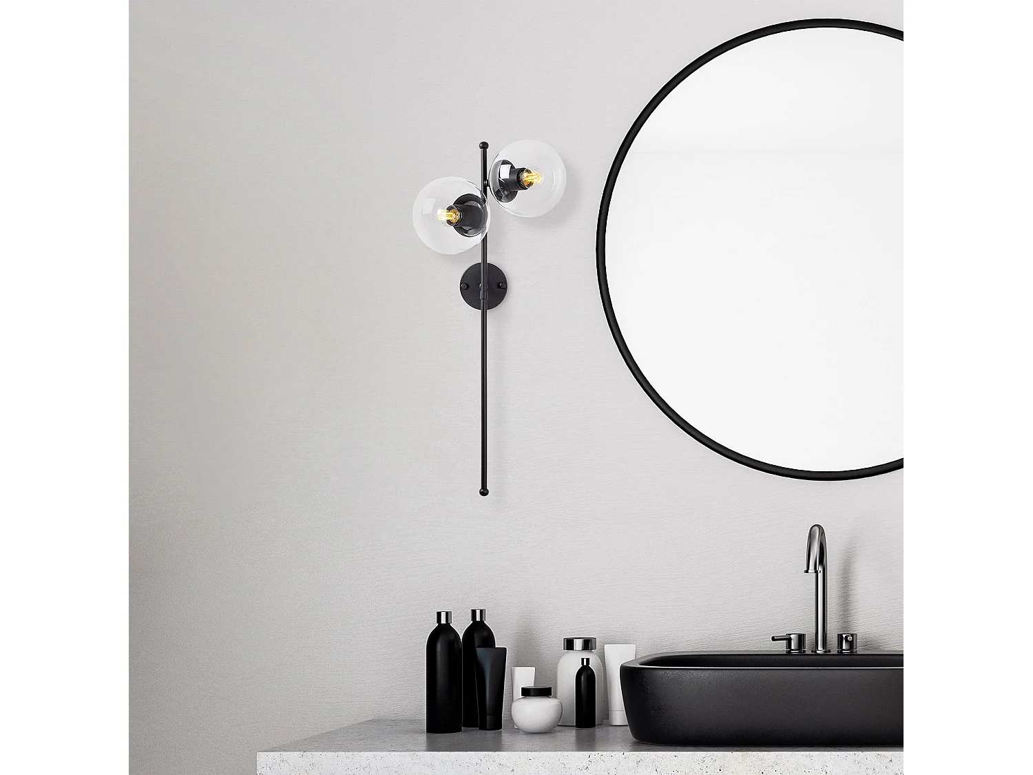 Candeeiro de Parede Fazli 10415 - Elegância e Modernidade para o Seu Espaço