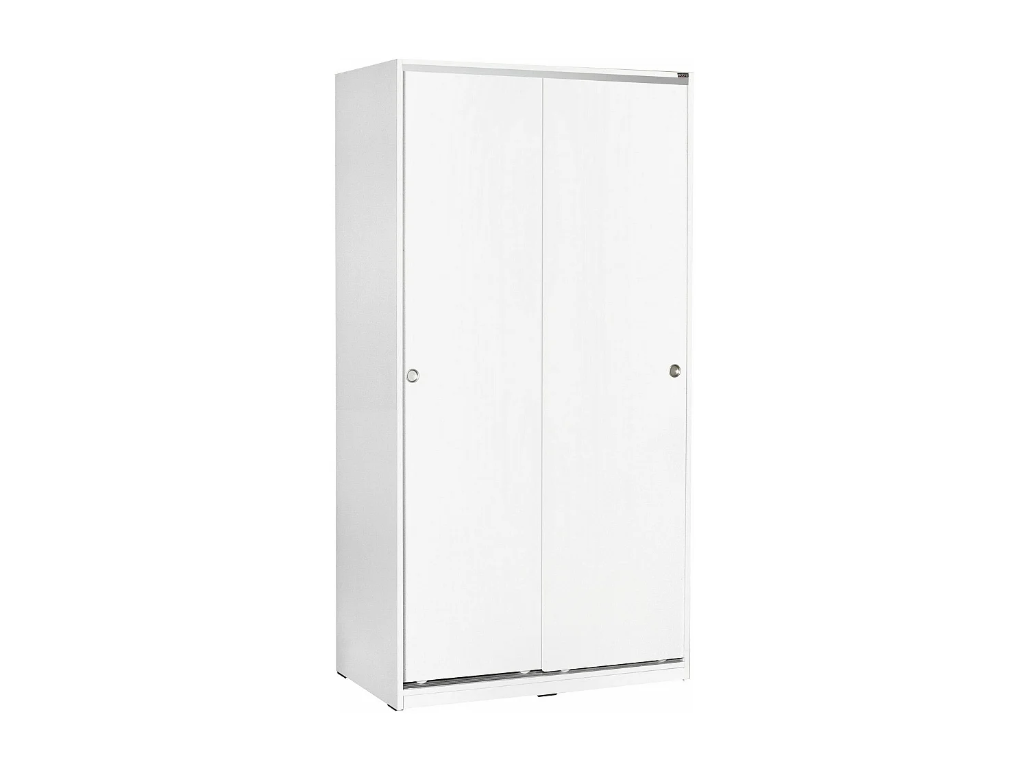 Roupeiro Moderno "Coral" em Branco - 94 x 182 x 52 cm para Organizar Seu Quarto