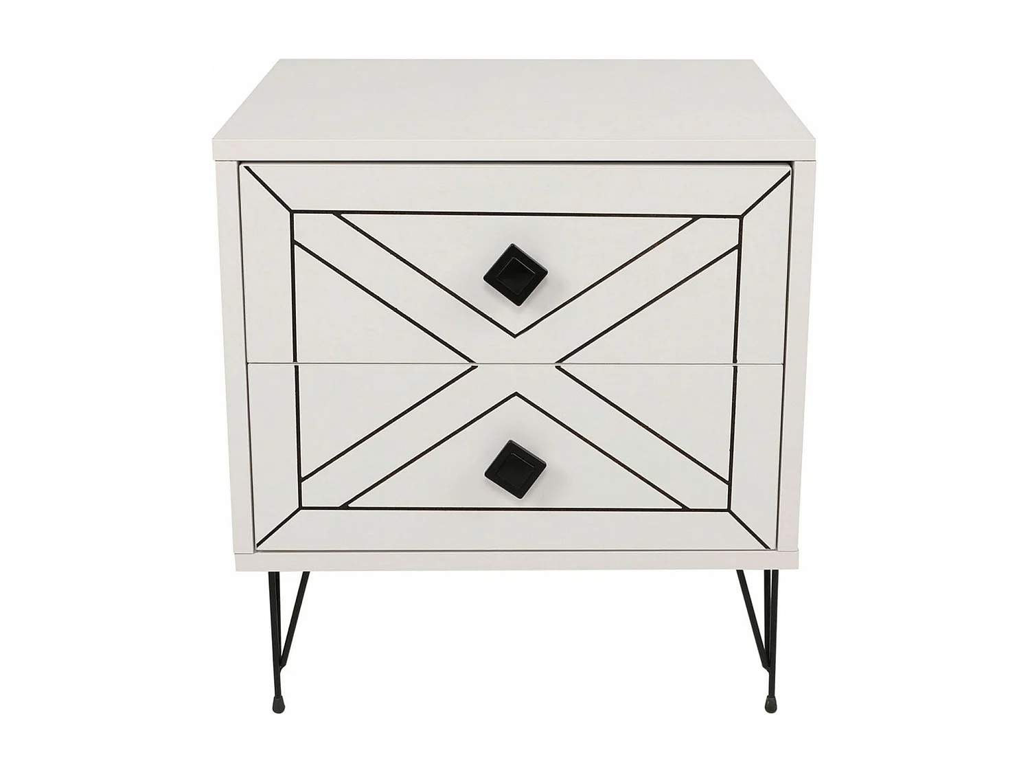 Mesa de Cabeceira Luna Branca – Elegância e Funcionalidade para o Seu Quarto