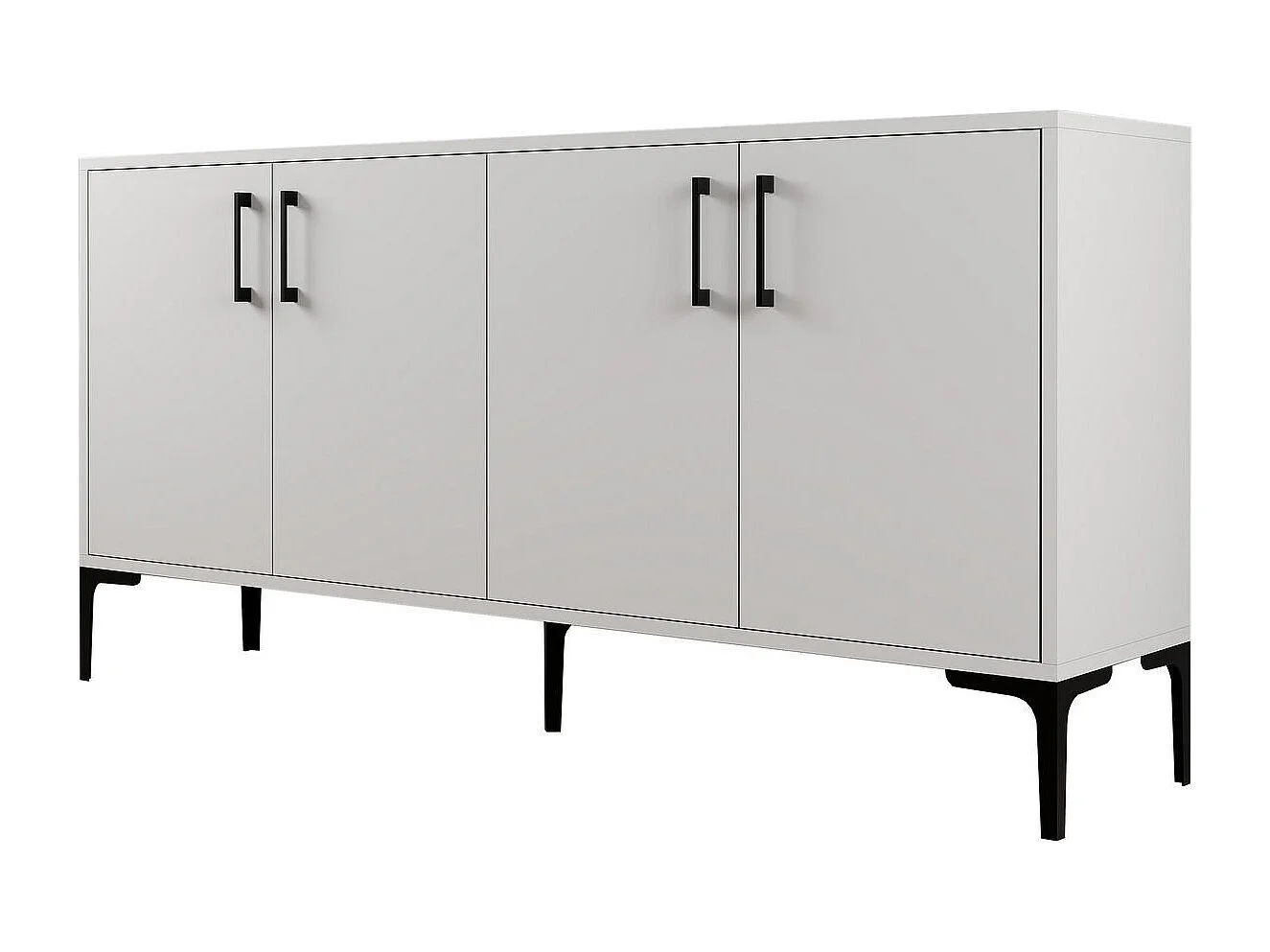 Aparador Kiev 160 blanco 160x35x78 cm