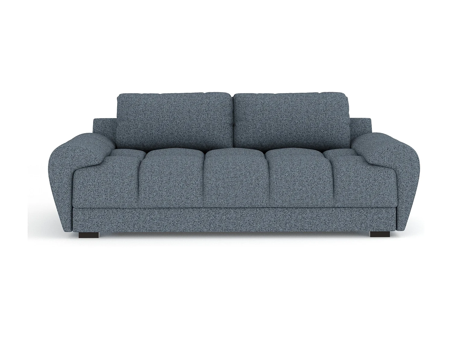 Canapé en toile tissée Peebles - 3 places - bleu foncé