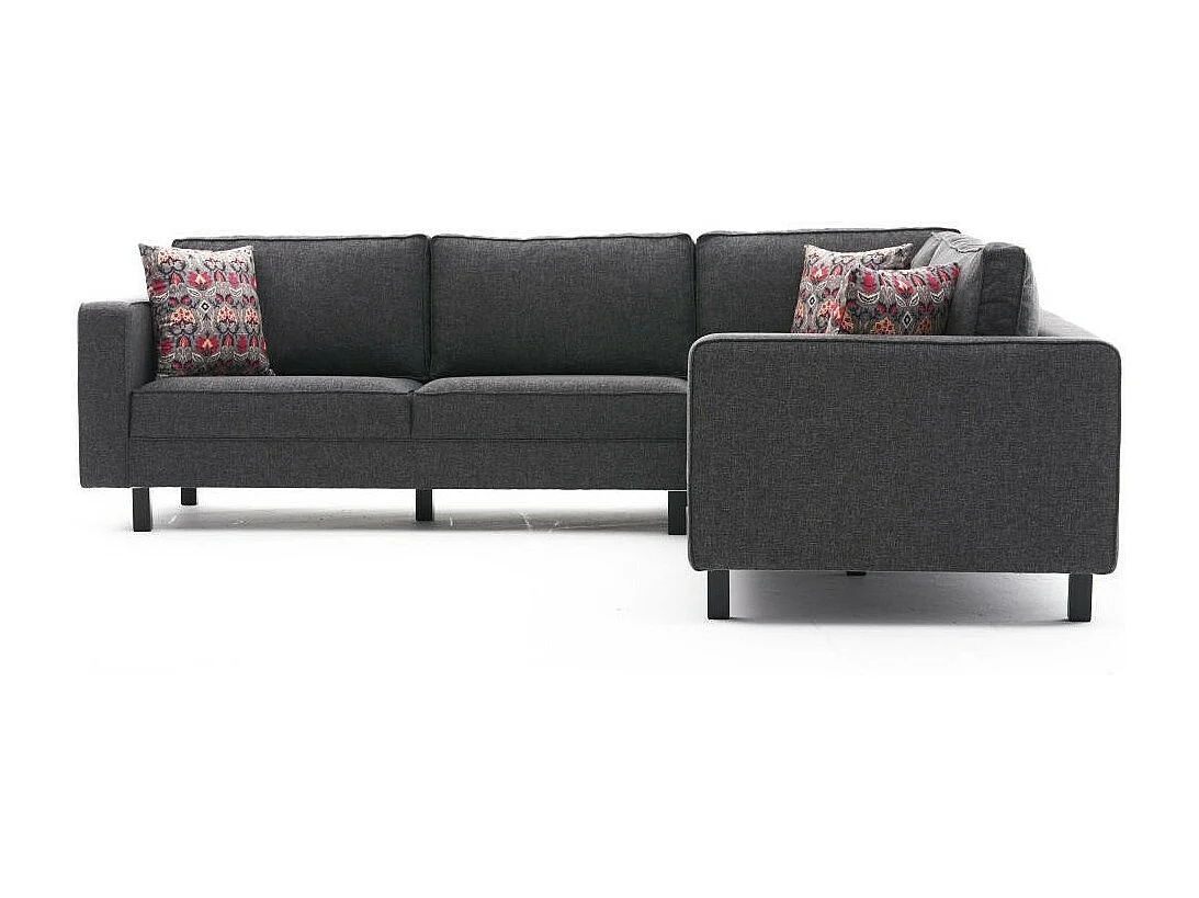 Divano angolare Altadena 326, Grigio, 258x258x83cm