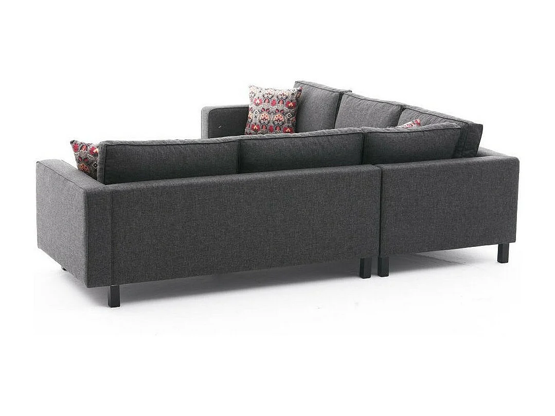 Divano angolare Altadena 326, Grigio, 258x258x83cm