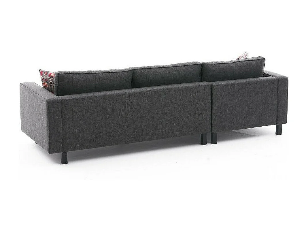 Divano angolare Altadena 326, Grigio, 258x258x83cm