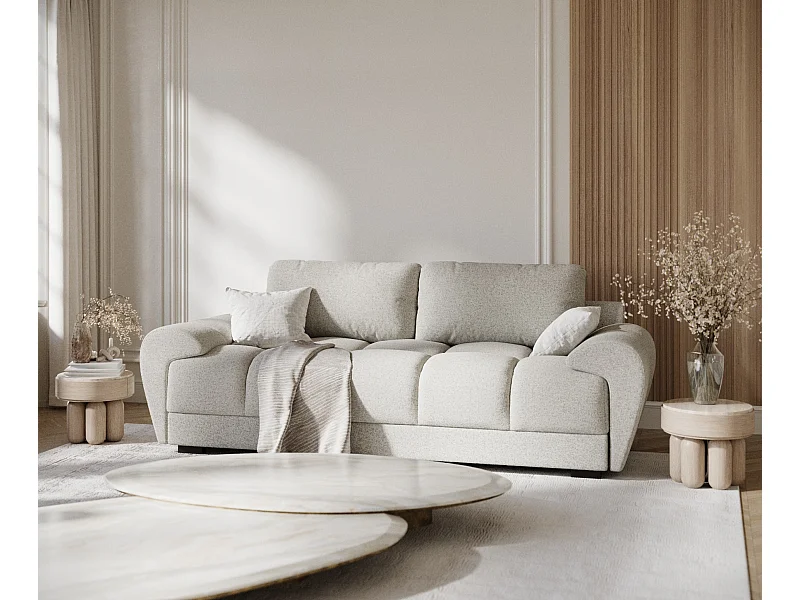 Sofa aus Webstoff Peebles - Drei-Personen - beige