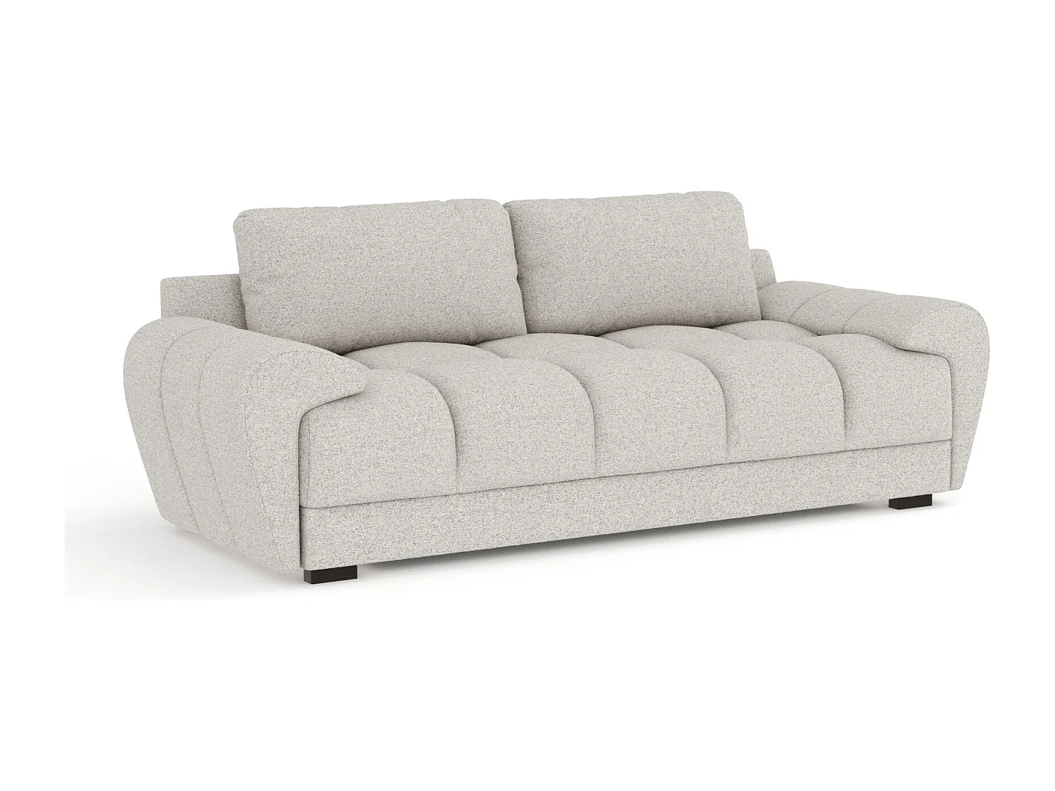 Canapé en toile tissée Peebles - 3 places - beige