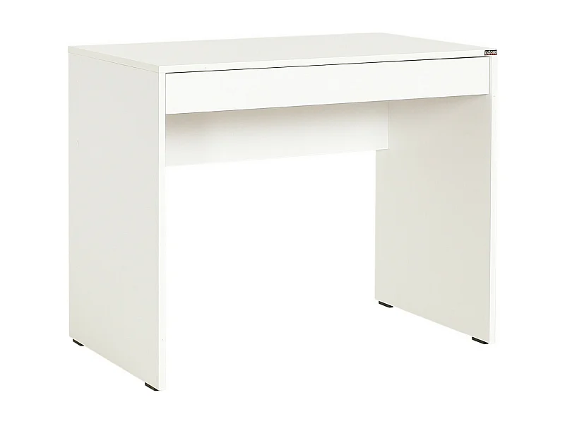Mesa de oficina Kailua 579, Con cajones, Número de cajones: 1.00, 75x90x55cm, Blanco