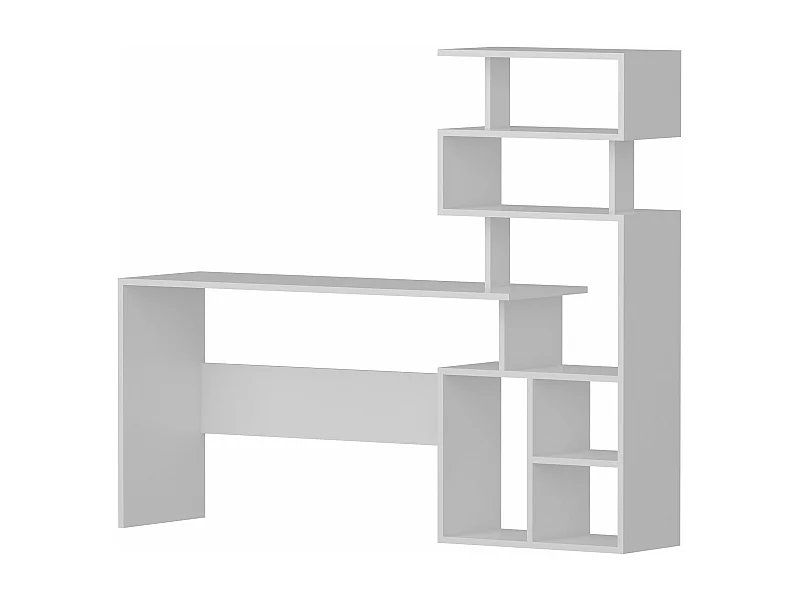 Mesa de oficina Kailua 695, 70x160x40cm, Blanco