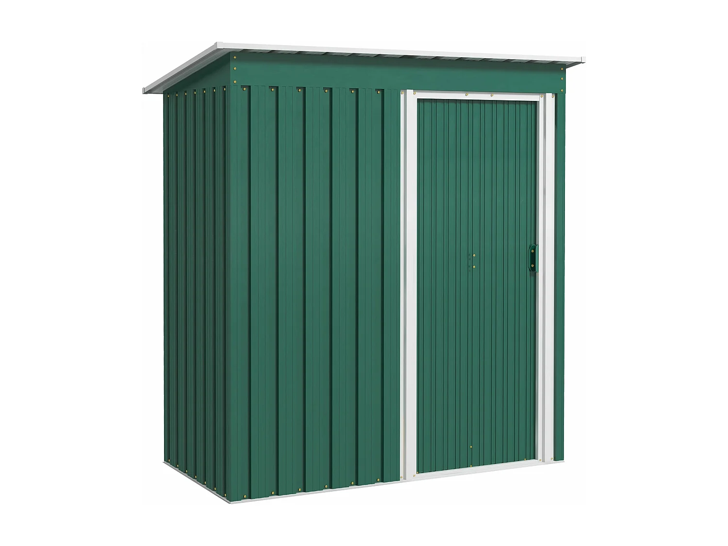 Abrigo de Jardim Metálico – 163x89x182 cm | 1,5 m² de Armazenamento