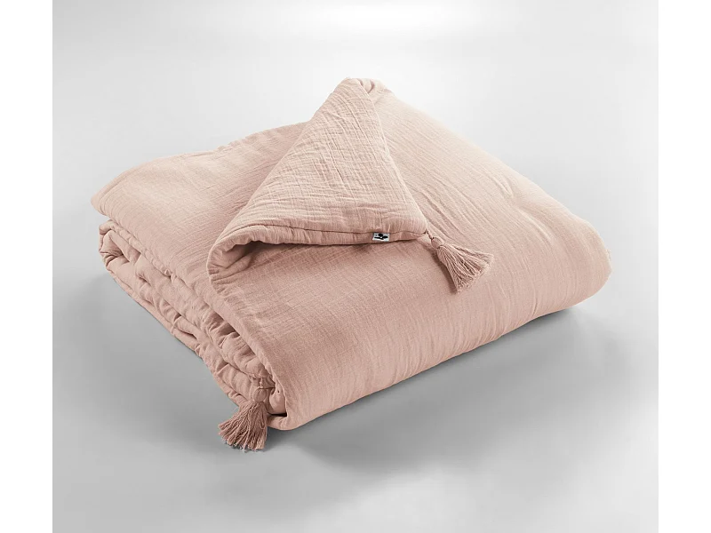 Steppdecke 150 x 150 cm GAÏA Marshmallow