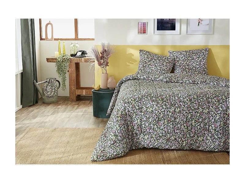 Couette imprimée 260 x 240 cm MYOSOTIS