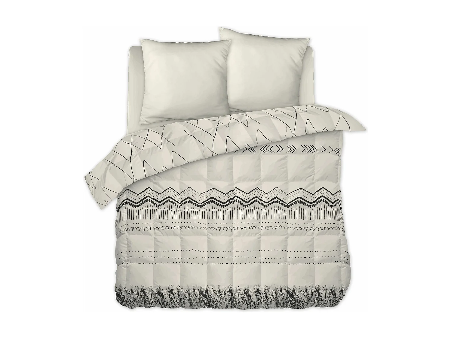 Couette imprimée 260 x 240 cm BERBERE