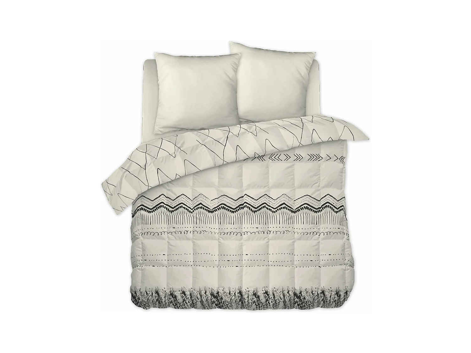Couette imprimée 260 x 240 cm BERBERE