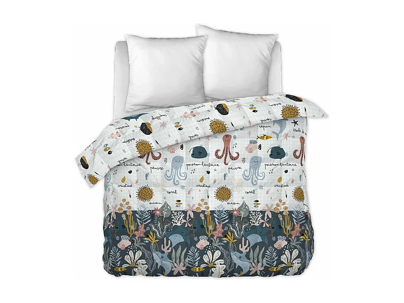 Couette imprimée 240 x 220 cm OCTOPIA