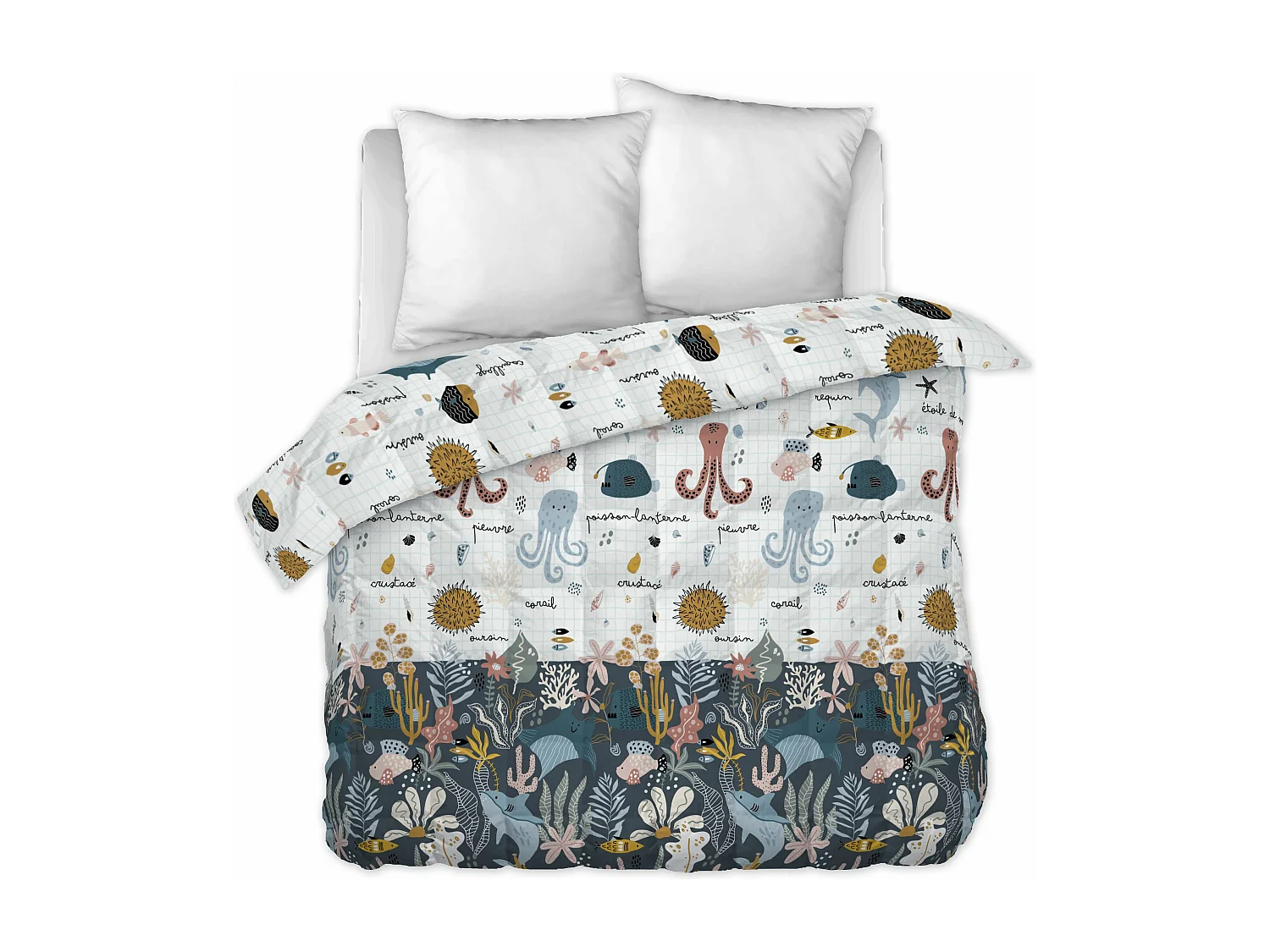 Couette imprimée 260 x 240 cm OCTOPIA