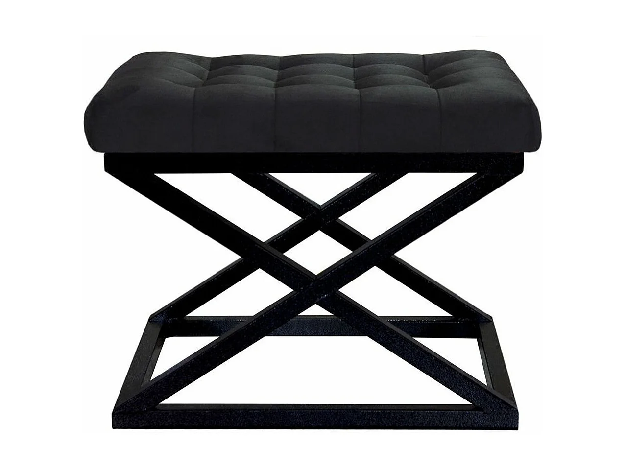 Pufe Elegante Preto v2 - Conforto e Estilo para Seu Espaço