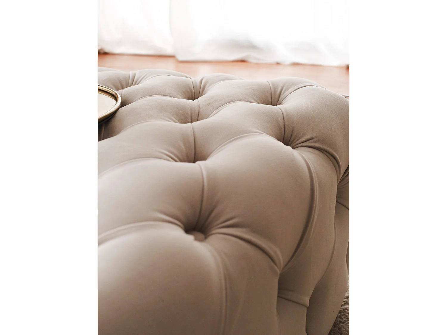 Pufe Chester Creme - Conforto e Estilo para Sua Casa