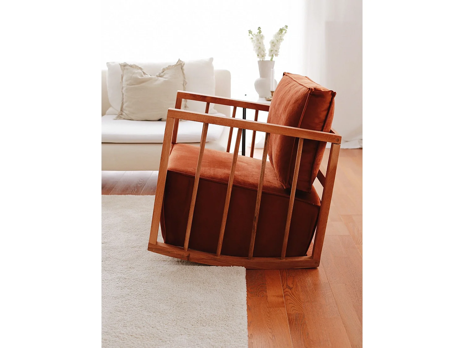 Mecedora Altadena 538, Marrón, 80x65x71cm