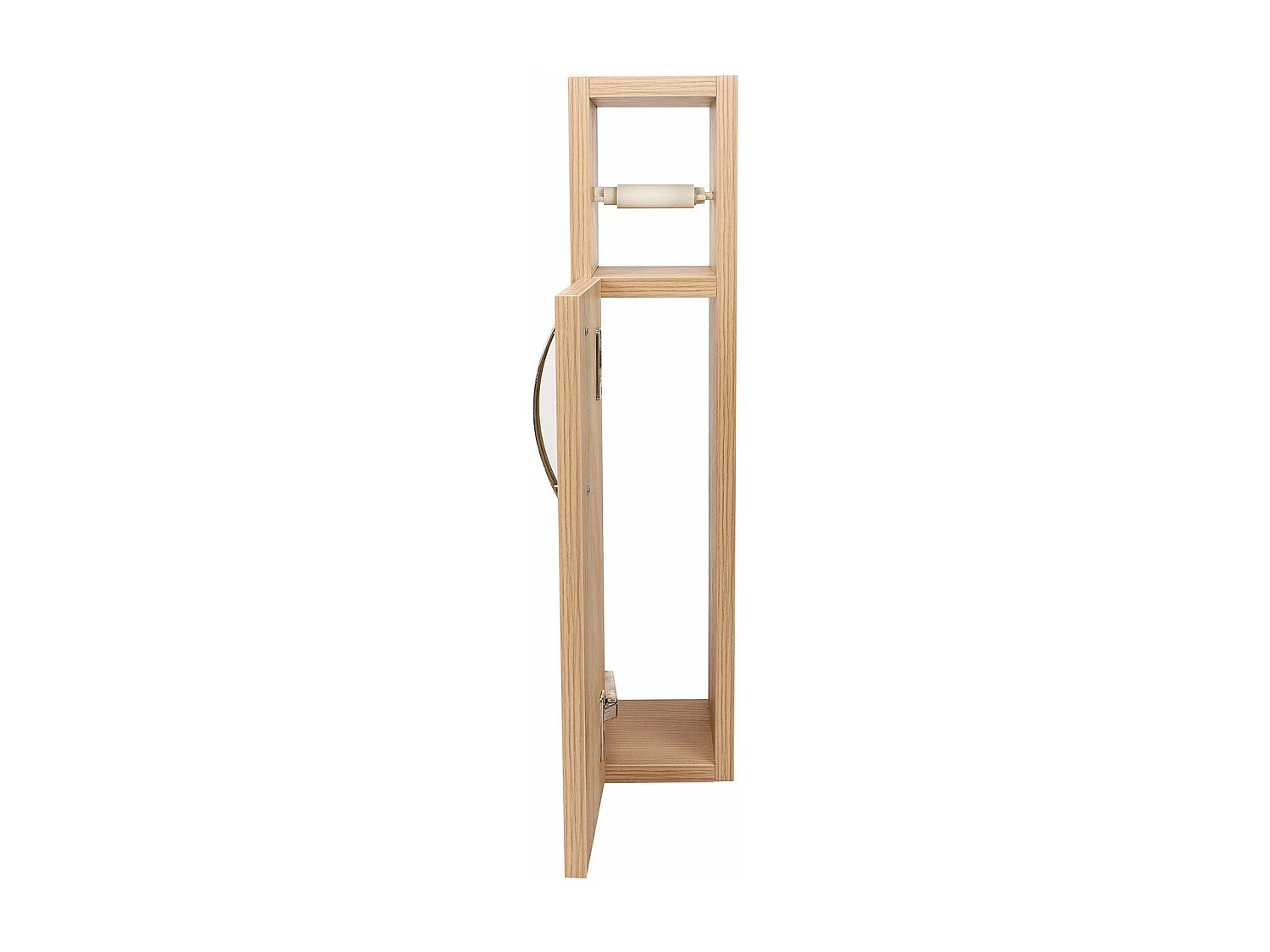 Mueble de baño de pared Kailua 433, Roble, Montada en la pared, Número de puertas: 1.00,