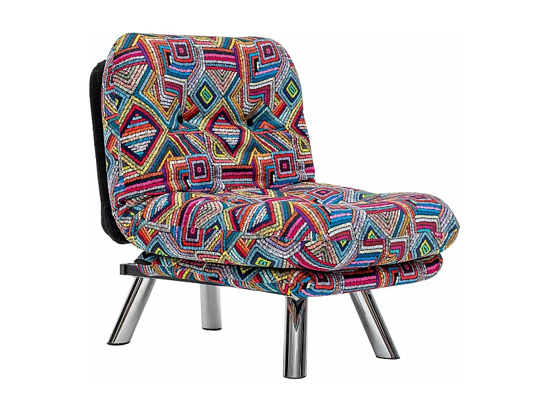 Sillón Altadena 319, Multicolor, 85x70x78cm, Tapiz, Patas: Metal