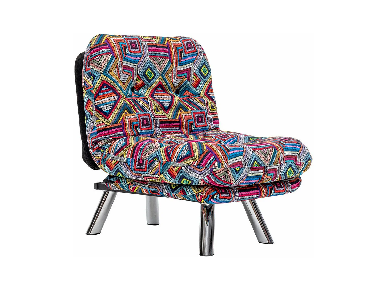 Sillón Altadena 319, Multicolor, 85x70x78cm, Tapiz, Patas: Metal