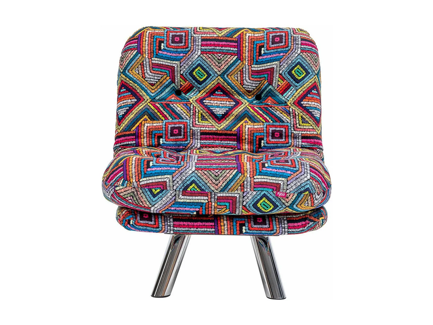 Sofá-Cama Misa Small Solo - Estilo Patchwork e Conforto Inigualável