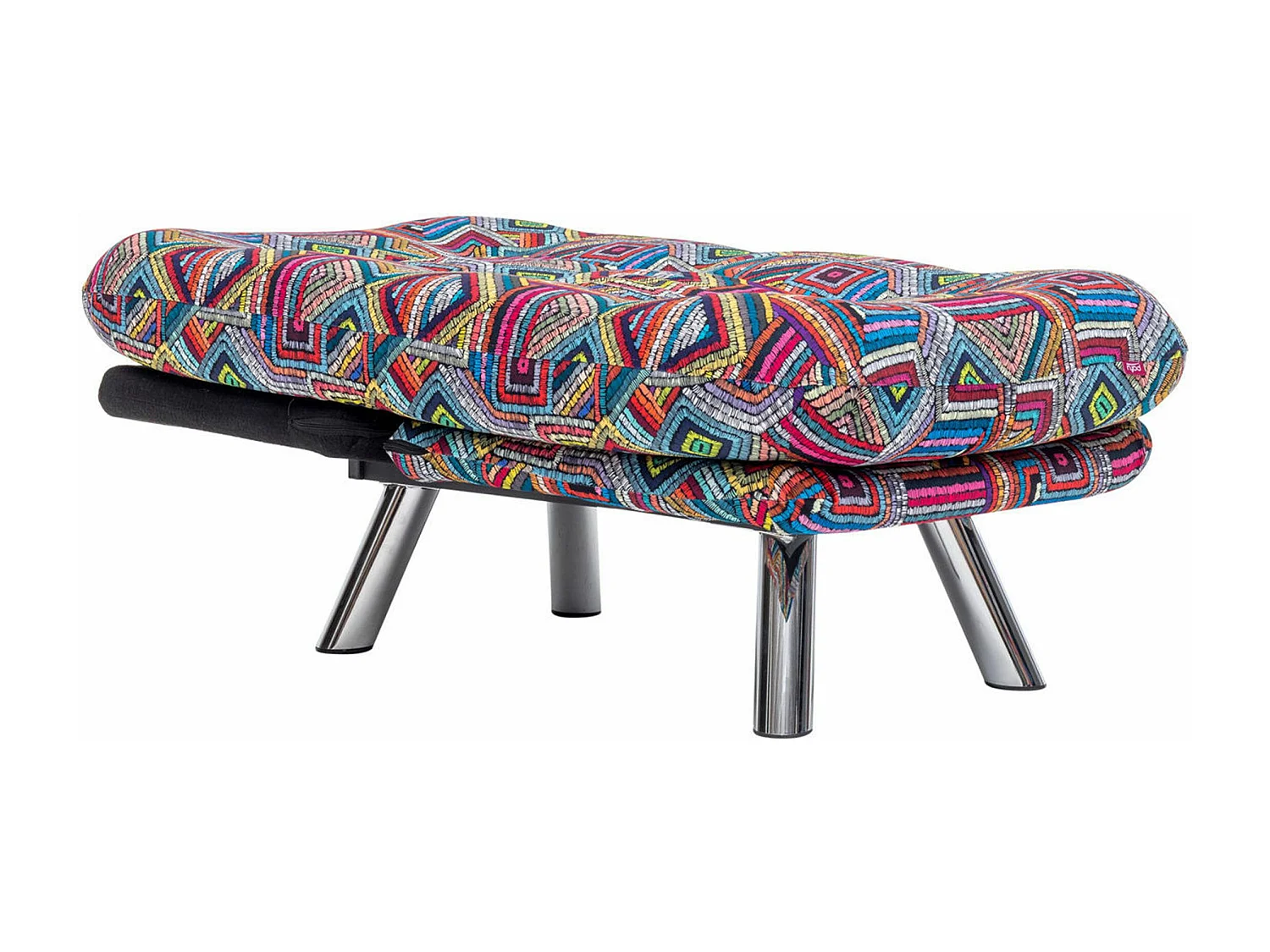 Sofá-Cama Misa Small Solo - Estilo Patchwork e Conforto Inigualável