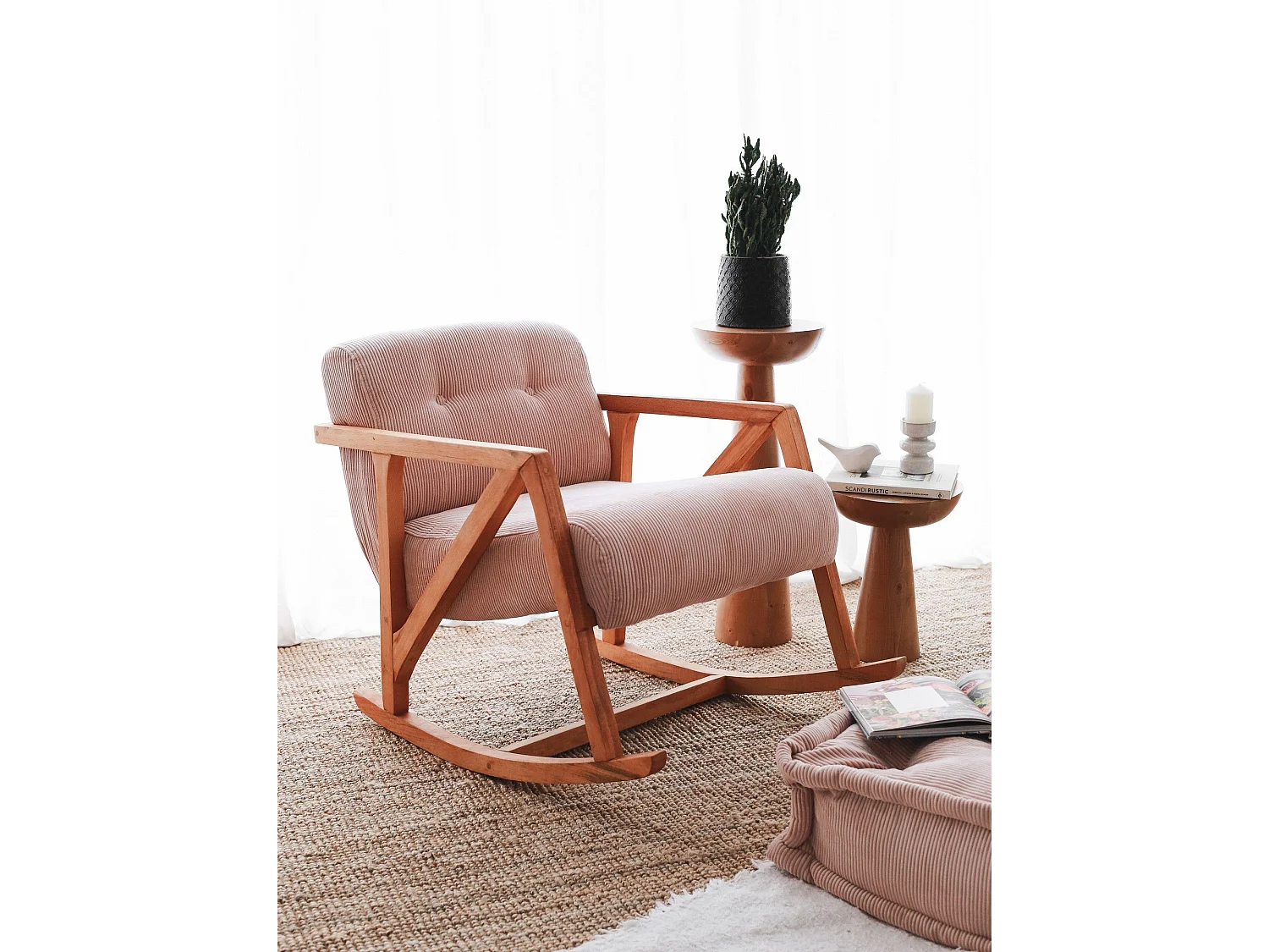 Mecedora Altadena 539, Rosa, 67x85x75cm