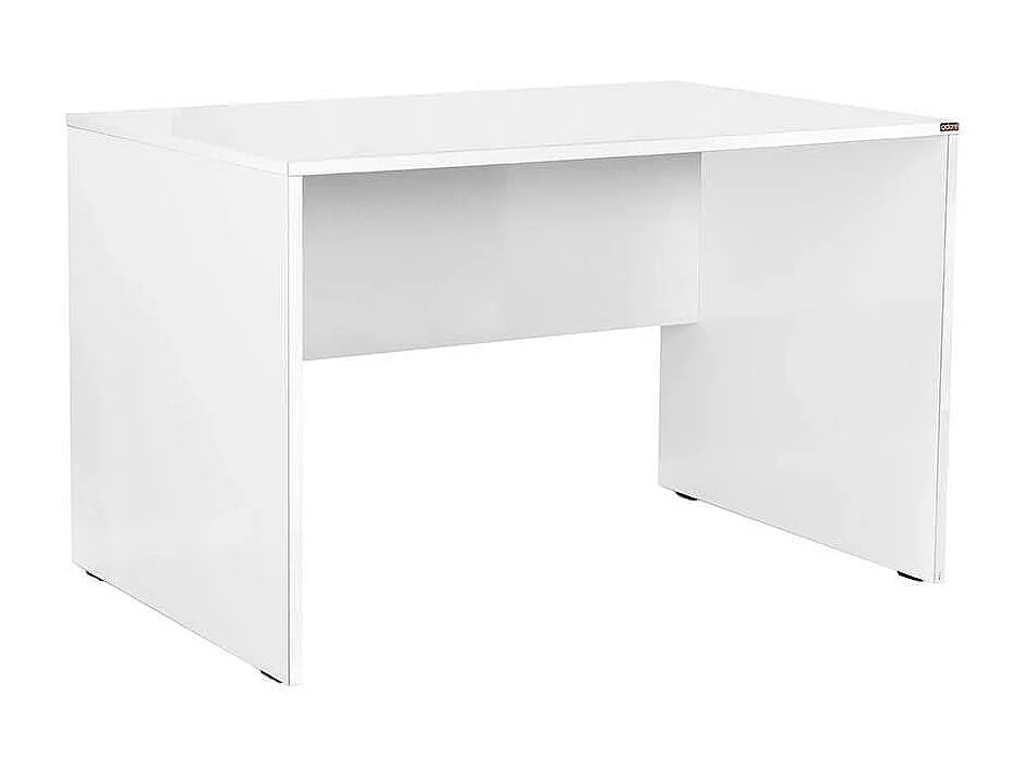 Secretária Moderna Simple - 120 cm Branco - Design Funcional para Estudo e Trabalho