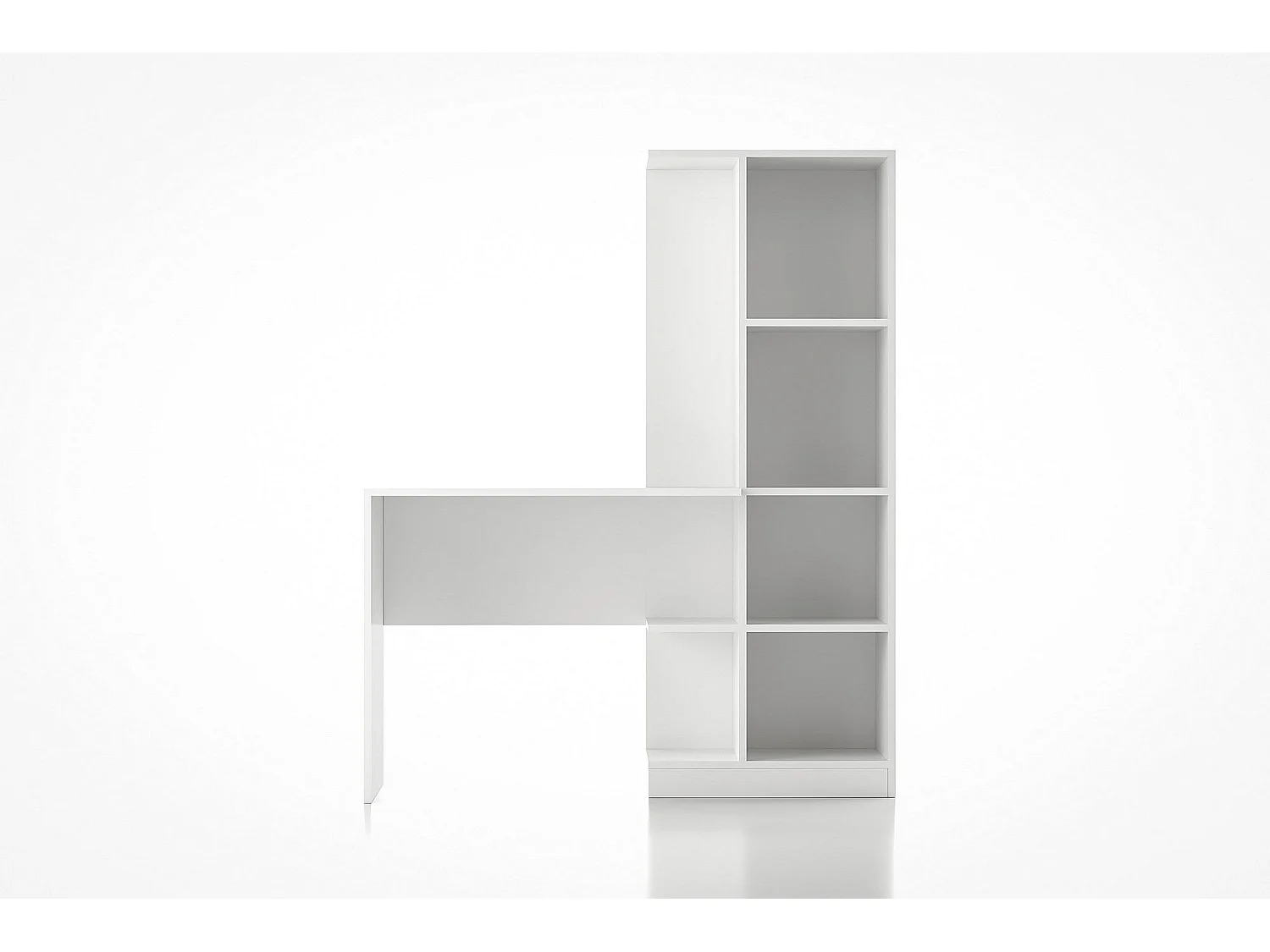 Secretária de Estudo Lavinia 108 em Branco - Design Elegante e Funcionalidade Superior