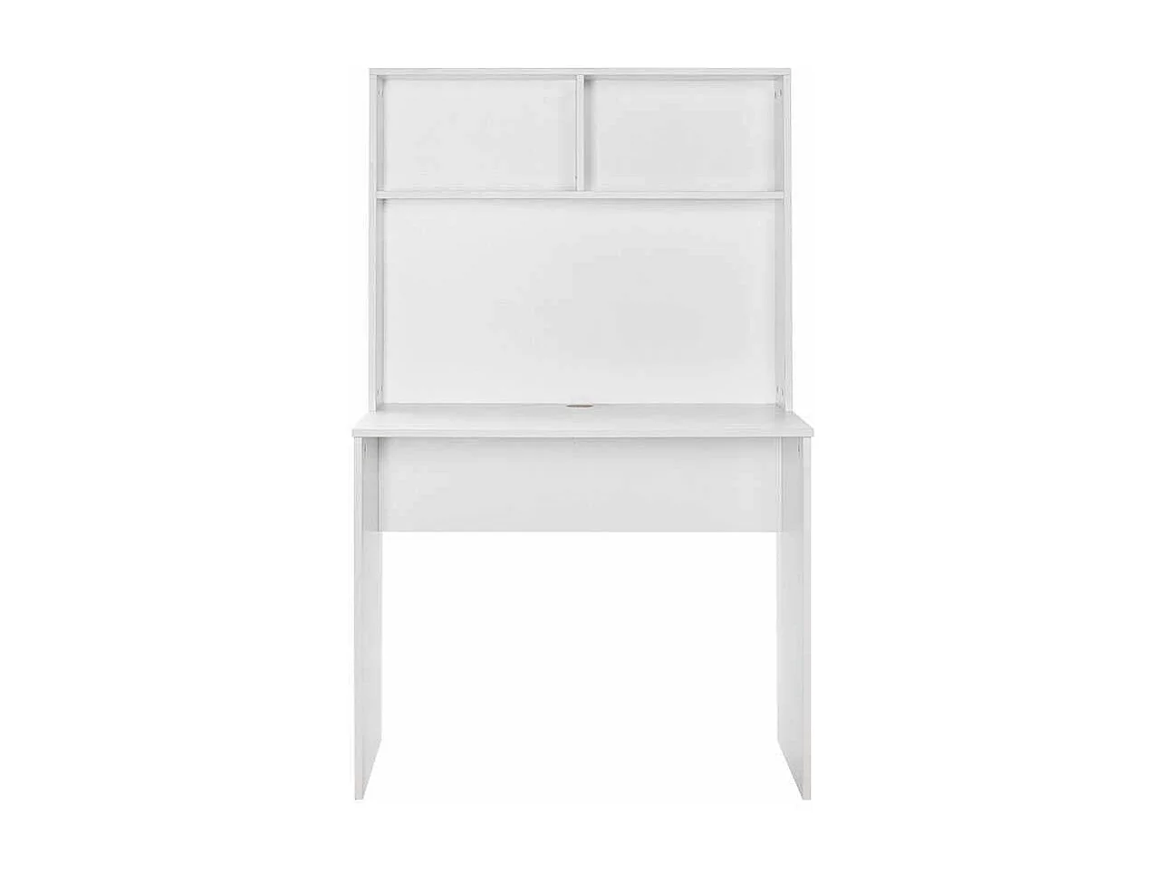 Secretária Moderna 'Turvis' com Estante - 90 x 148 x 52 cm em Branco